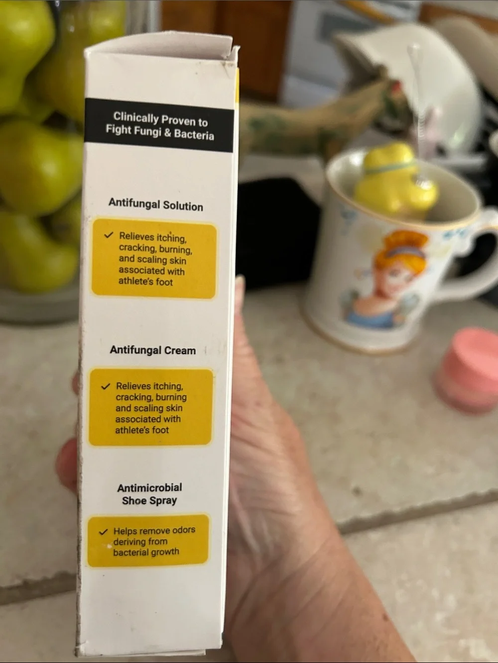 Eradication Antifungal & Antimicrobial Kit - White/Yellow
